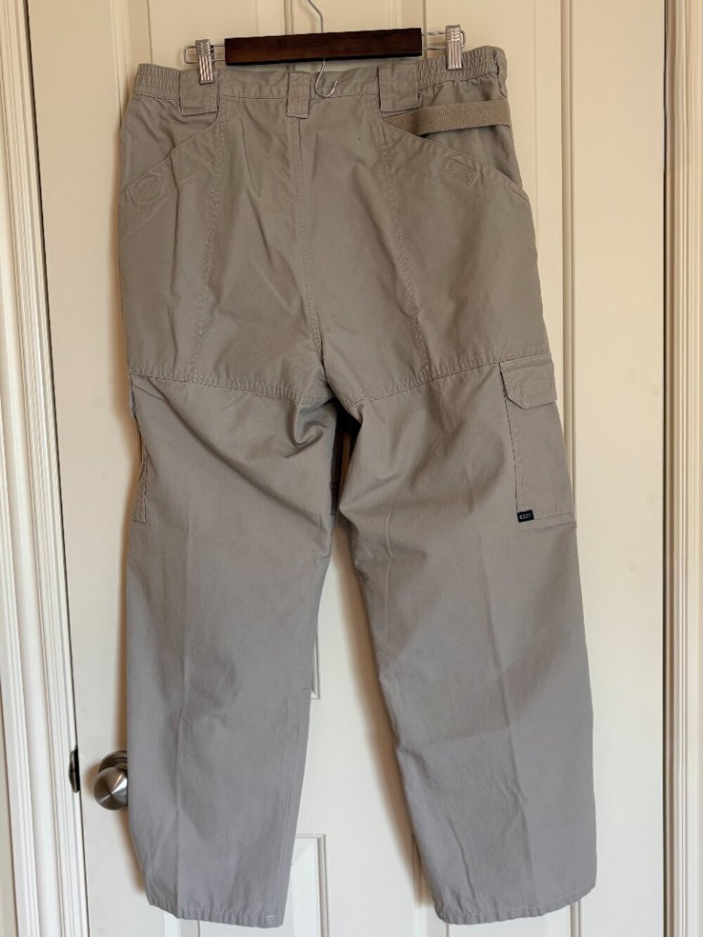 Vintage 5.11 Tactical Cotton Canvas Cargo Pants 36x30 Khaki 74251 - Picture 3 of 8